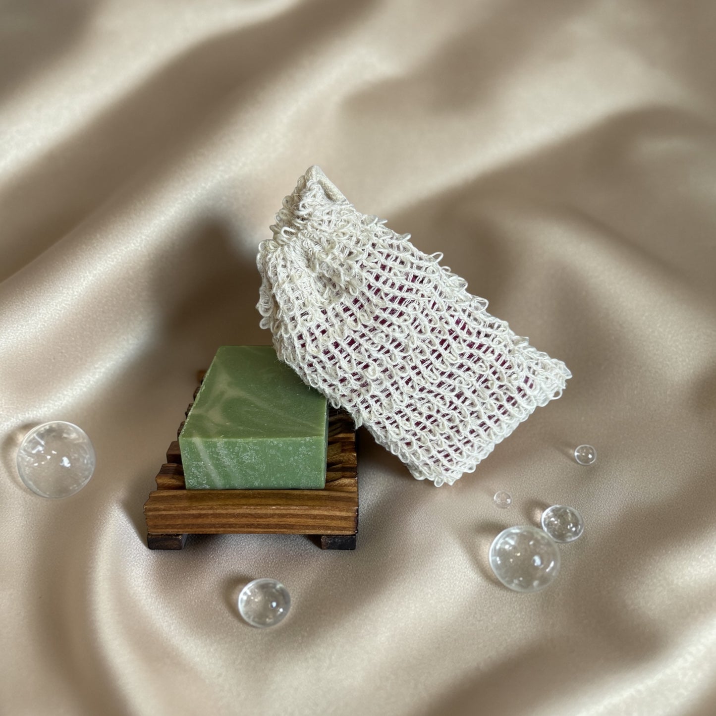 Soap Dish & Loofah Set